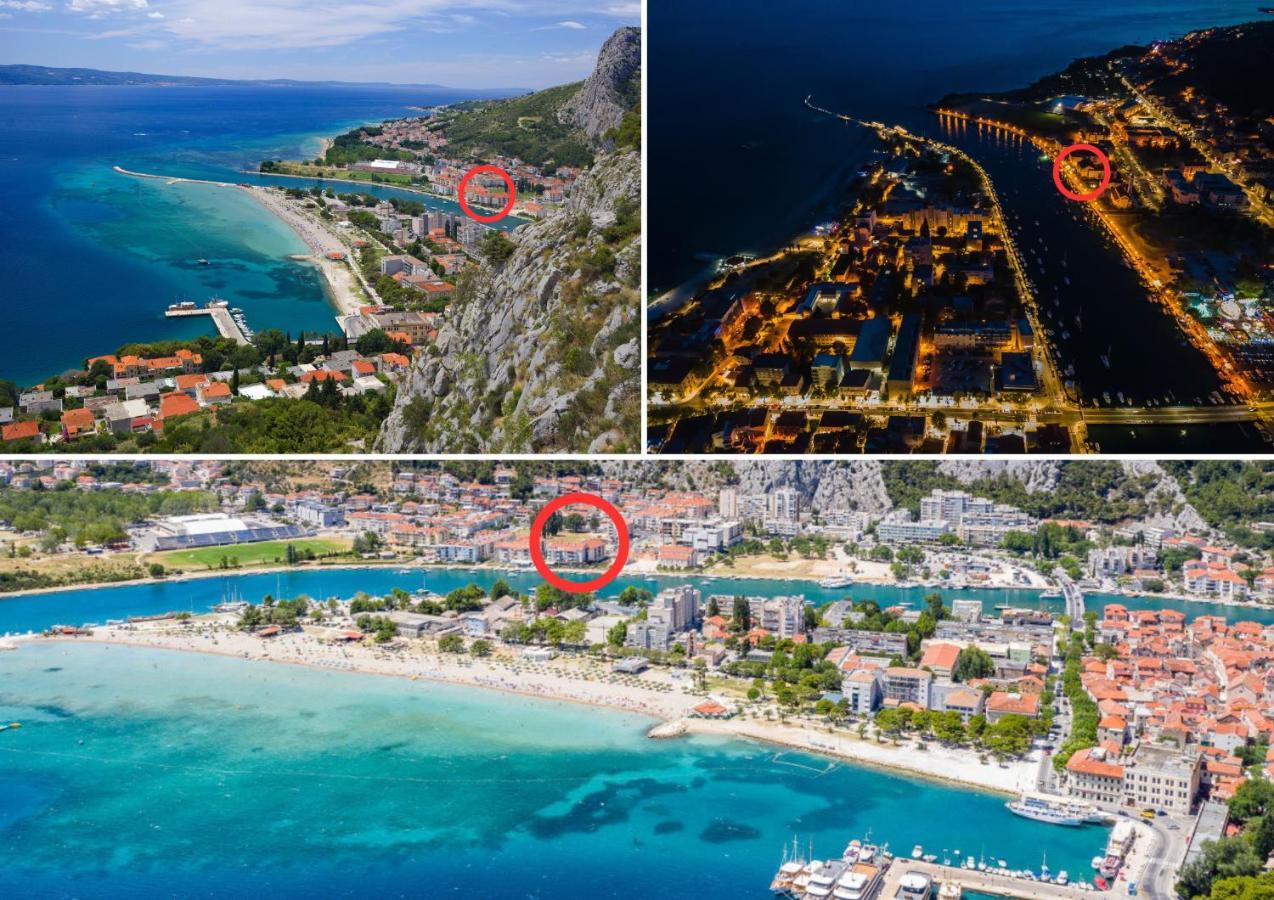 Downtown Deluxe Apartman Omiš Kültér fotó