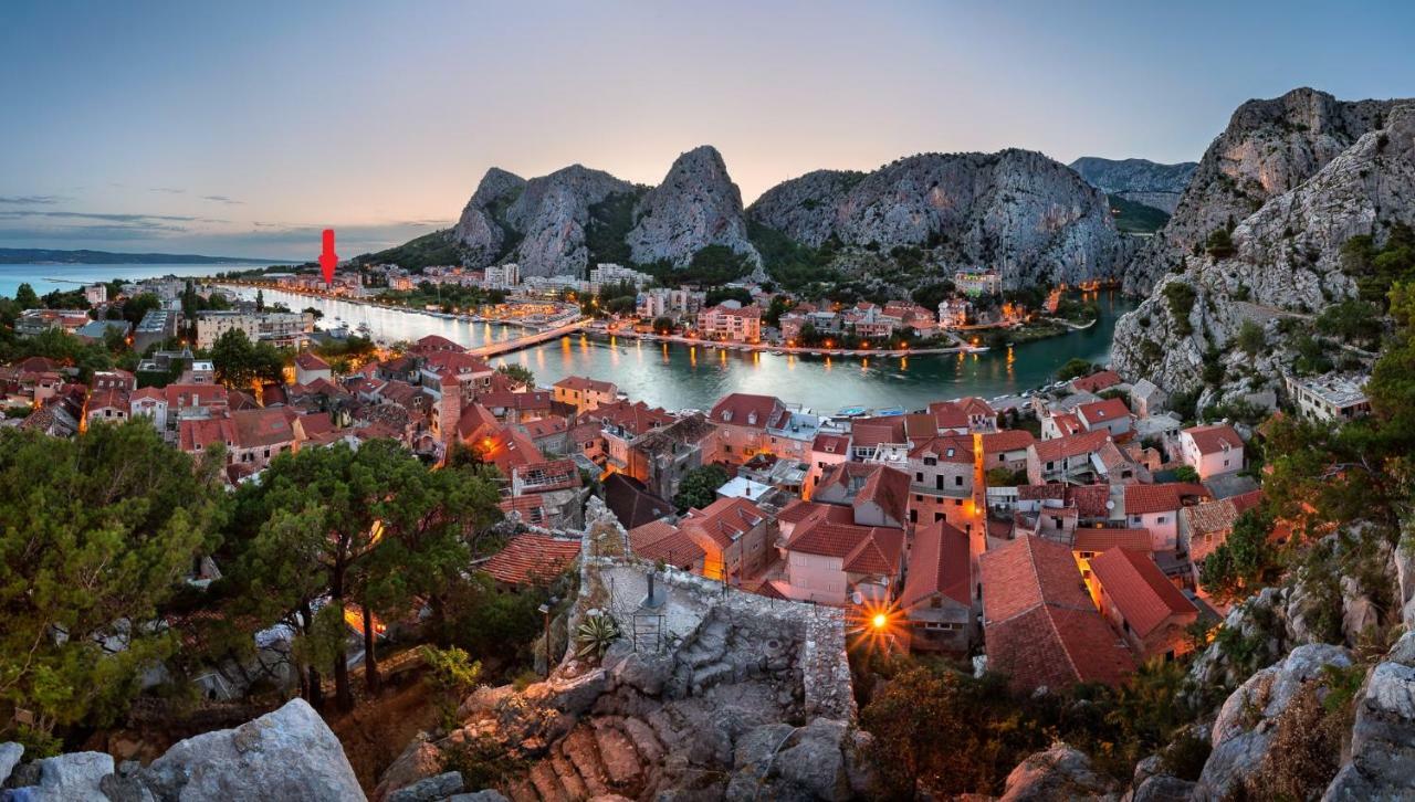 Downtown Deluxe Apartman Omiš Kültér fotó